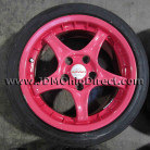 JDM Advan RC Red 16 inch Wheels 5x114.3 